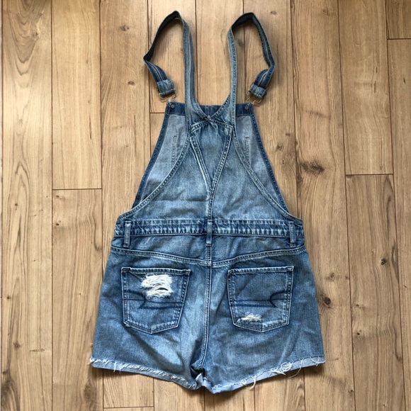 Women’s American Eagle Tomgirl denim shortall size M - Picture 10 of 12